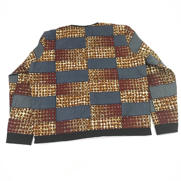 Men’s African Print Long sleeve Jacket - Picture 7 of 9